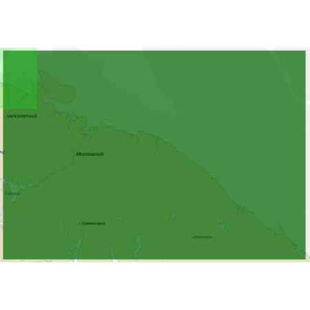 Карта глубин - Печенега-Лумбовский залив